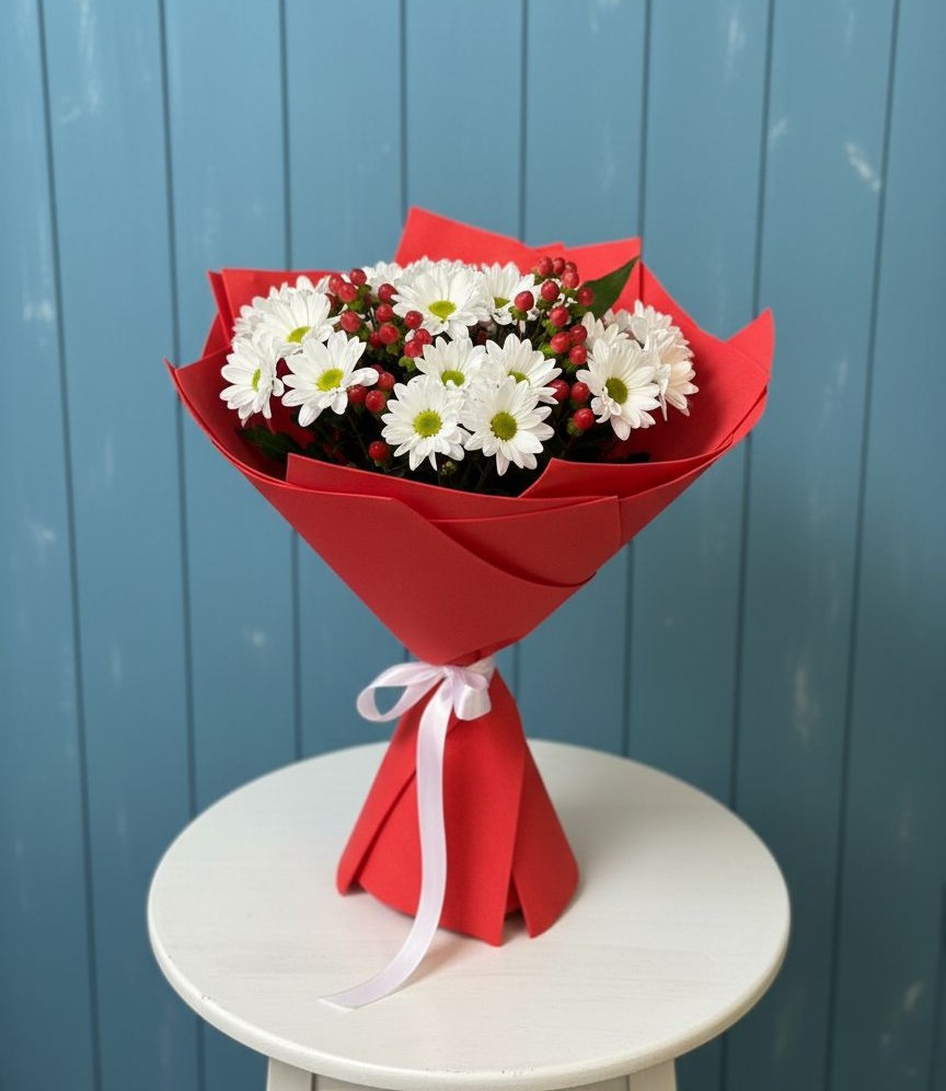 Букет цветов из: Хризантемы в Чегеме