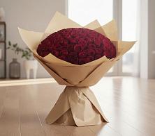 Букет 101 Красная роза в Чегеме