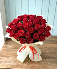 Букет 29 Красных роз в Чегеме