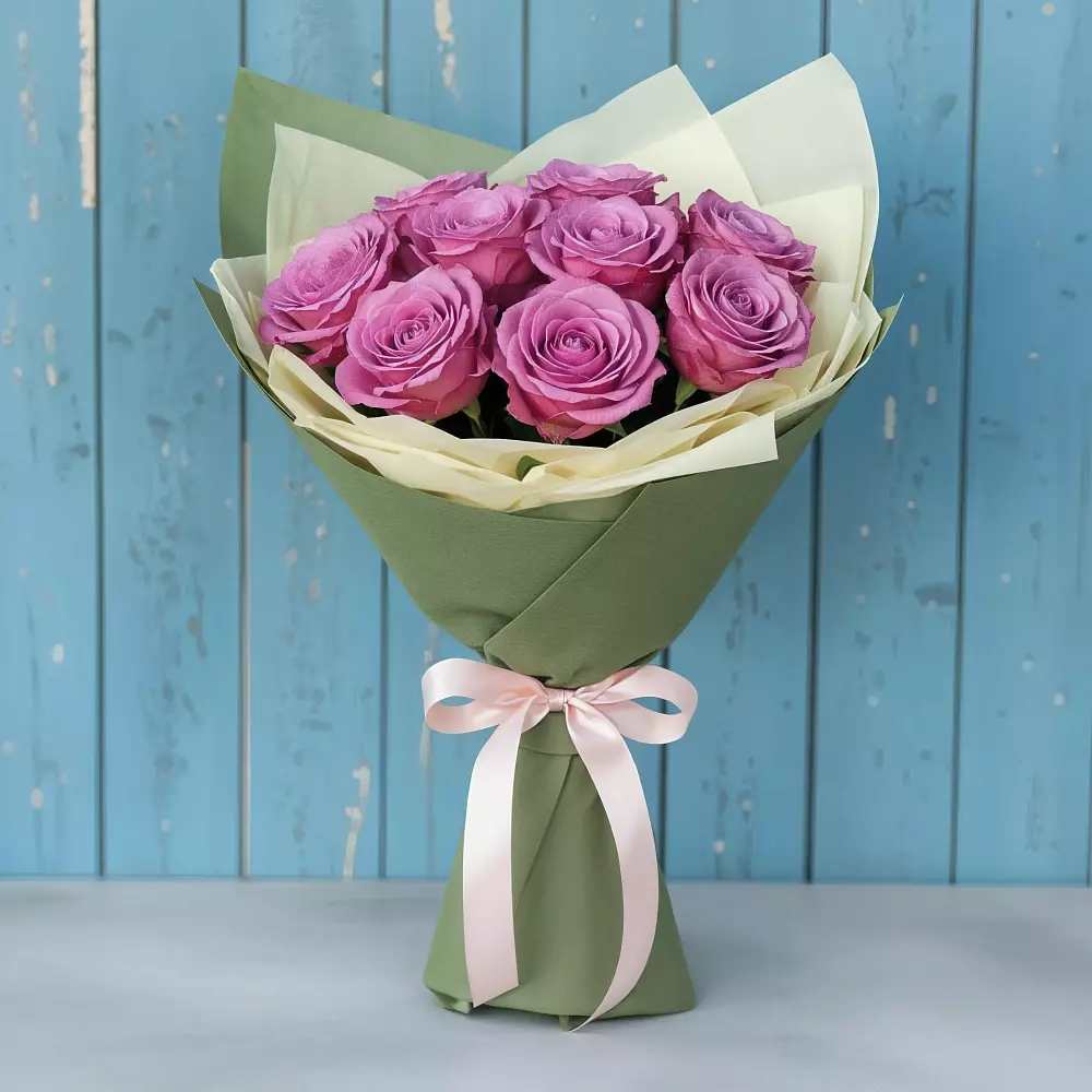 Букет Розы Фёрст Леди в Чегеме