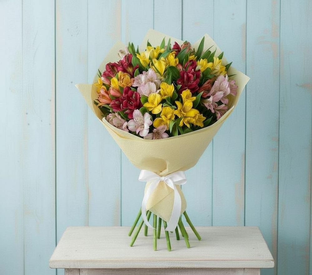 Букет цветов из: Альстромерии в Чегеме