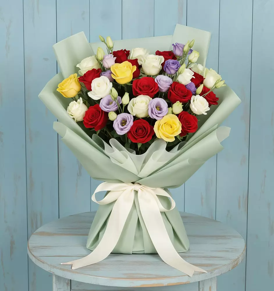 Букет Модная красотка в Чегеме Букет цветов из: Розы в Чегеме