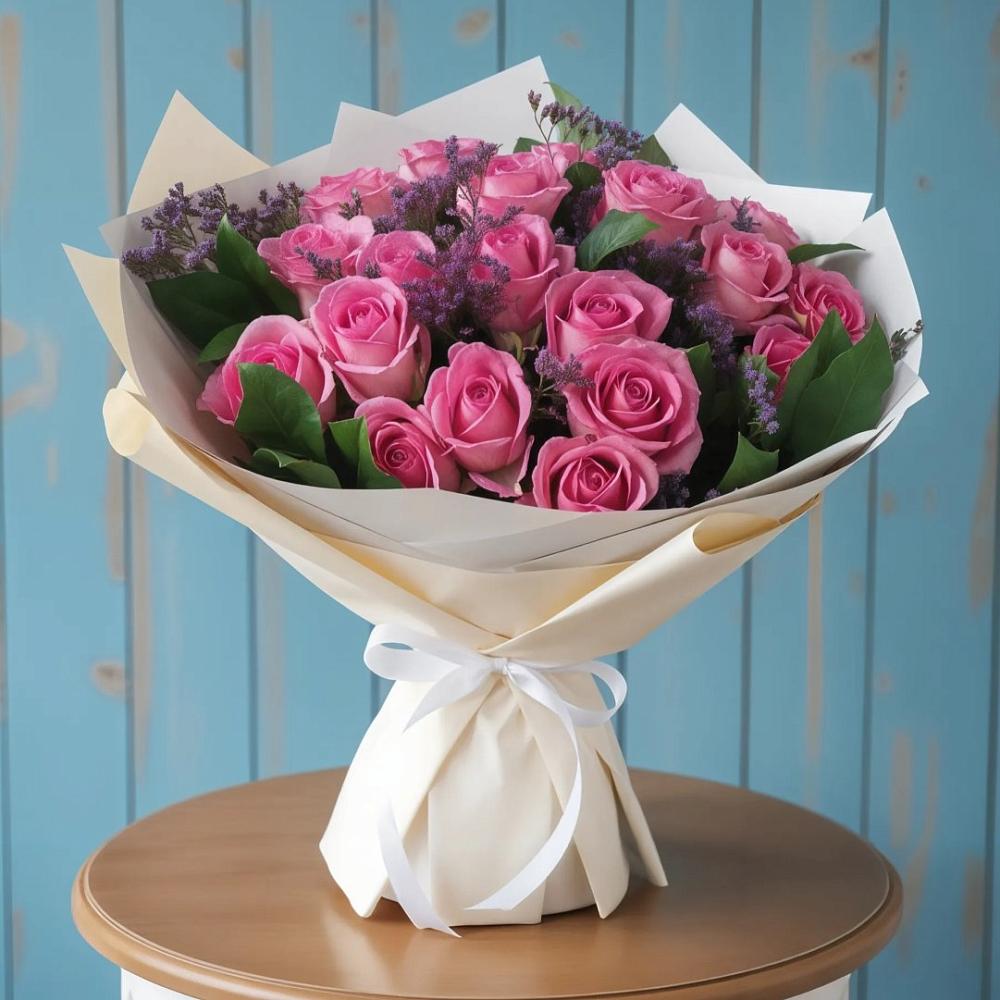 Букет счастливые мгновения в Чегеме Букет цветов из: Розы в Чегеме