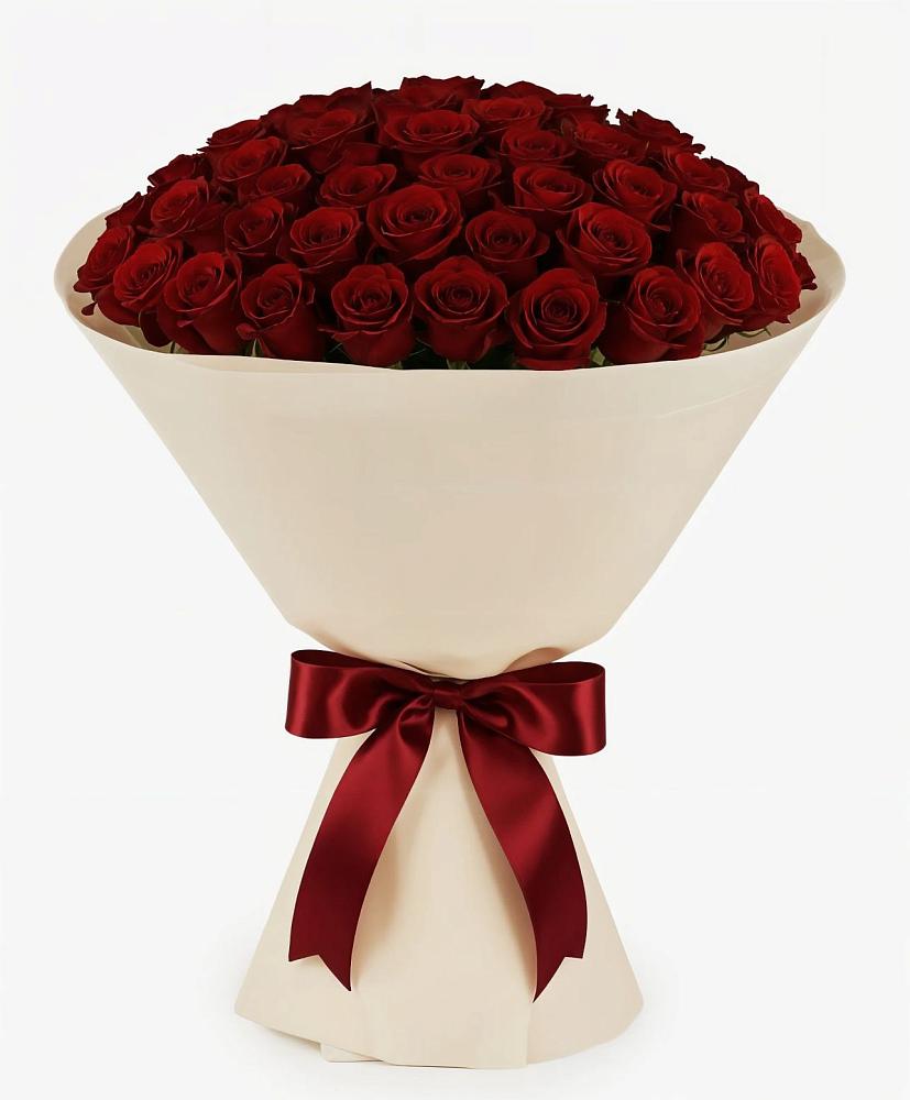 101 Бордовая роза Блэк Бакарра в Чегеме Букет 101 Бордовая роза Блэк Бакарра в Чегеме