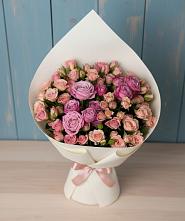 Букет Нежная розовость в Чегеме Букет цветов из:  Розы в Чегеме